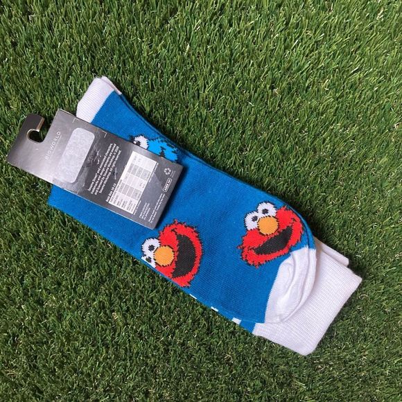 Sesame Street Elmo Crew Socks - Picture 2 of 2